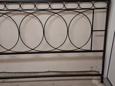King Size aluminum headboard