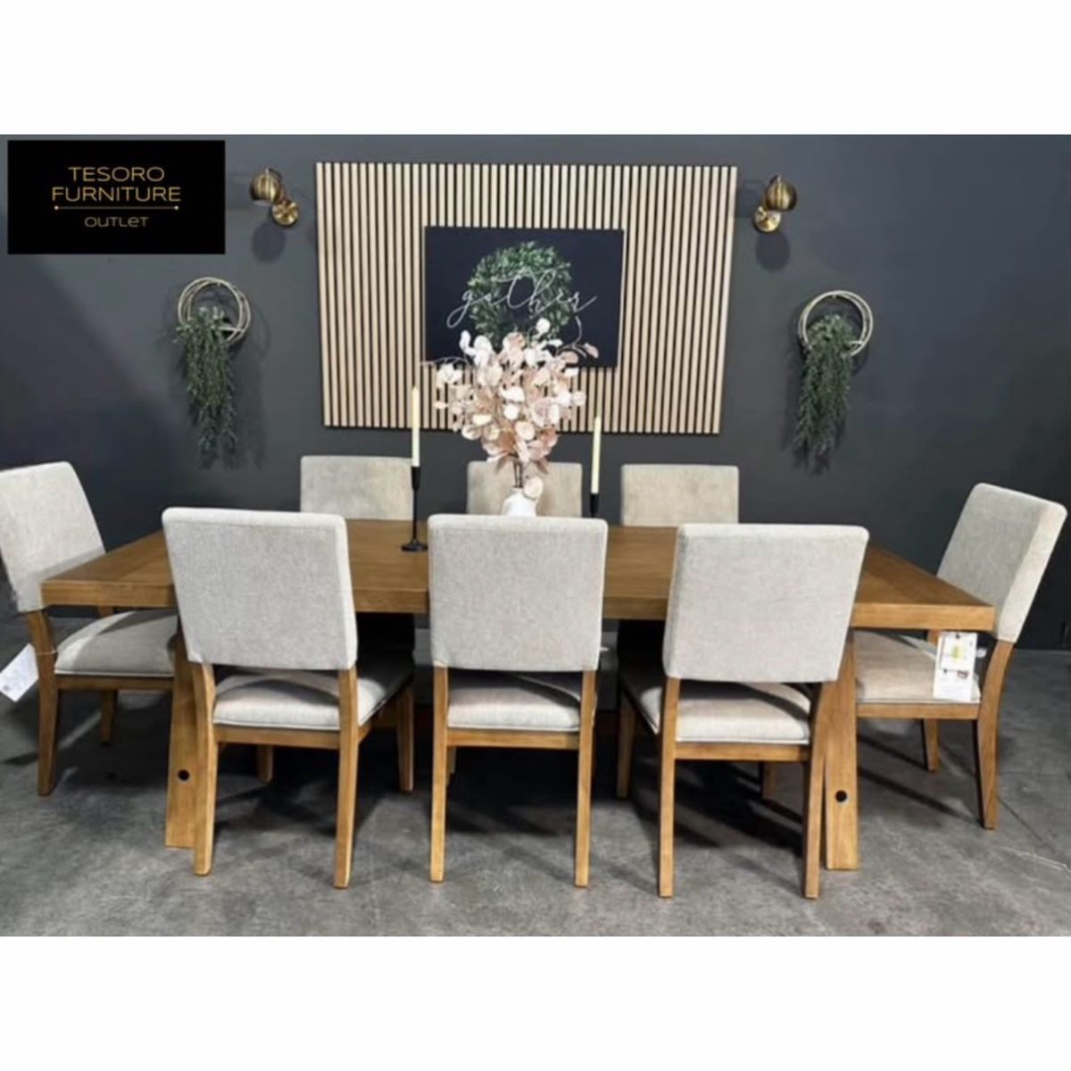MODERN GRAHAM DINING SET WE OFFER DELIVERY