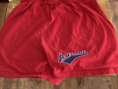 Womans Red University of Arizona Shorts Size L