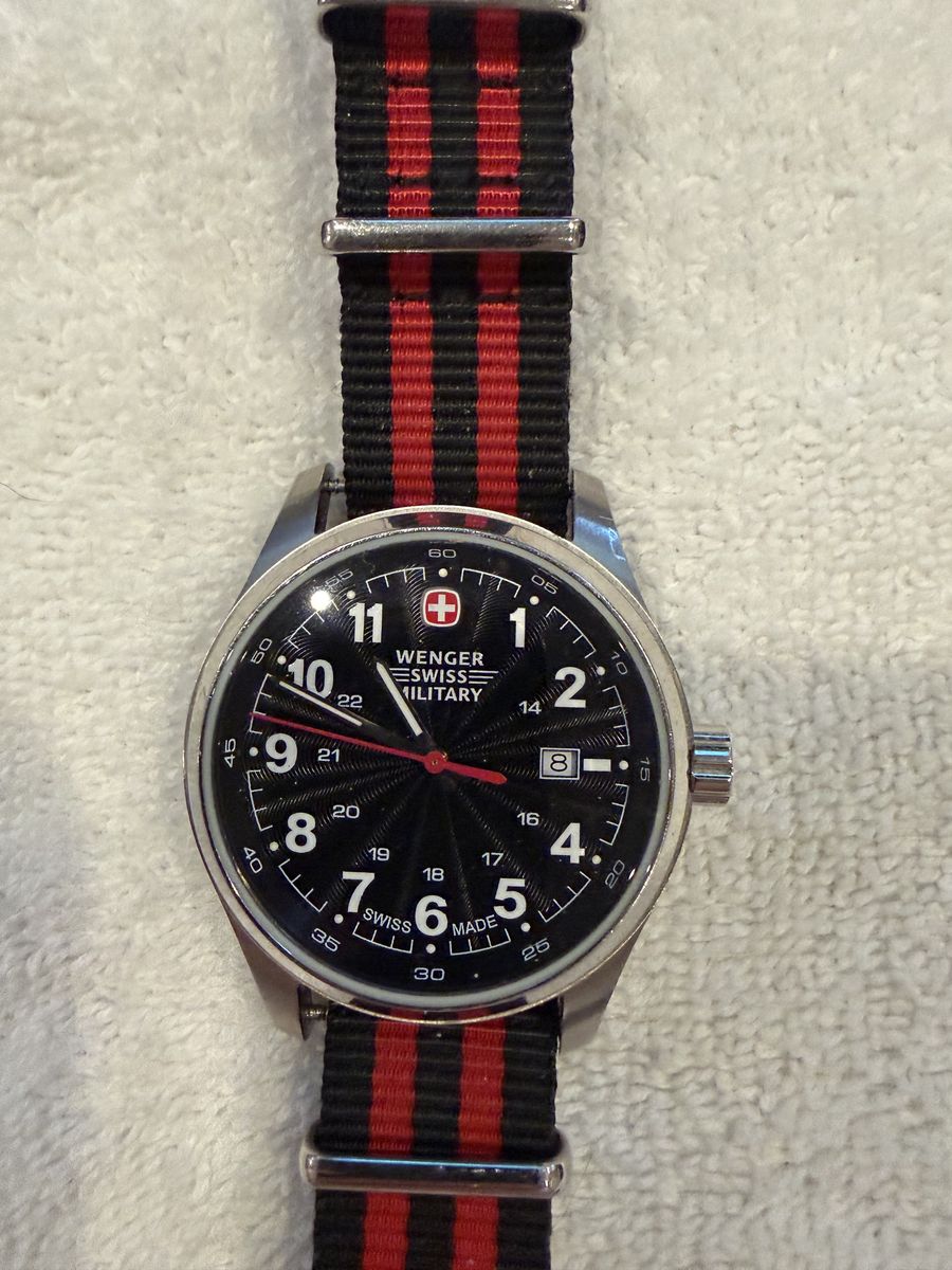 Wenger Swiss Military Watch 7950 - Stainless Steel, Water Resistant 100M, Mineral Crystal