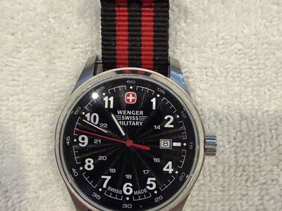Wenger Swiss Military Watch 7950 - Stainless Steel, Water Resistant 100M, Mineral Crystal