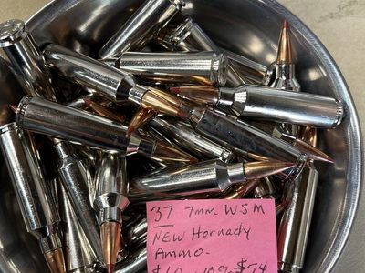 37 Rounds Hornady 7mm WSM Ammunition - Polymer Tip