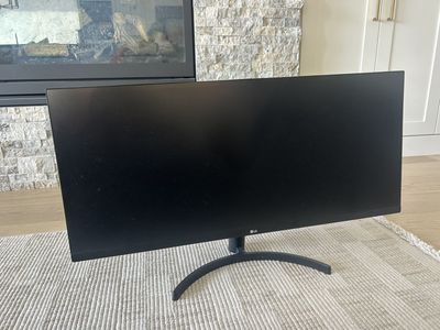 LG 34” Ultrawide Monitor (34WL60TM-B) – 2560x1080 IPS