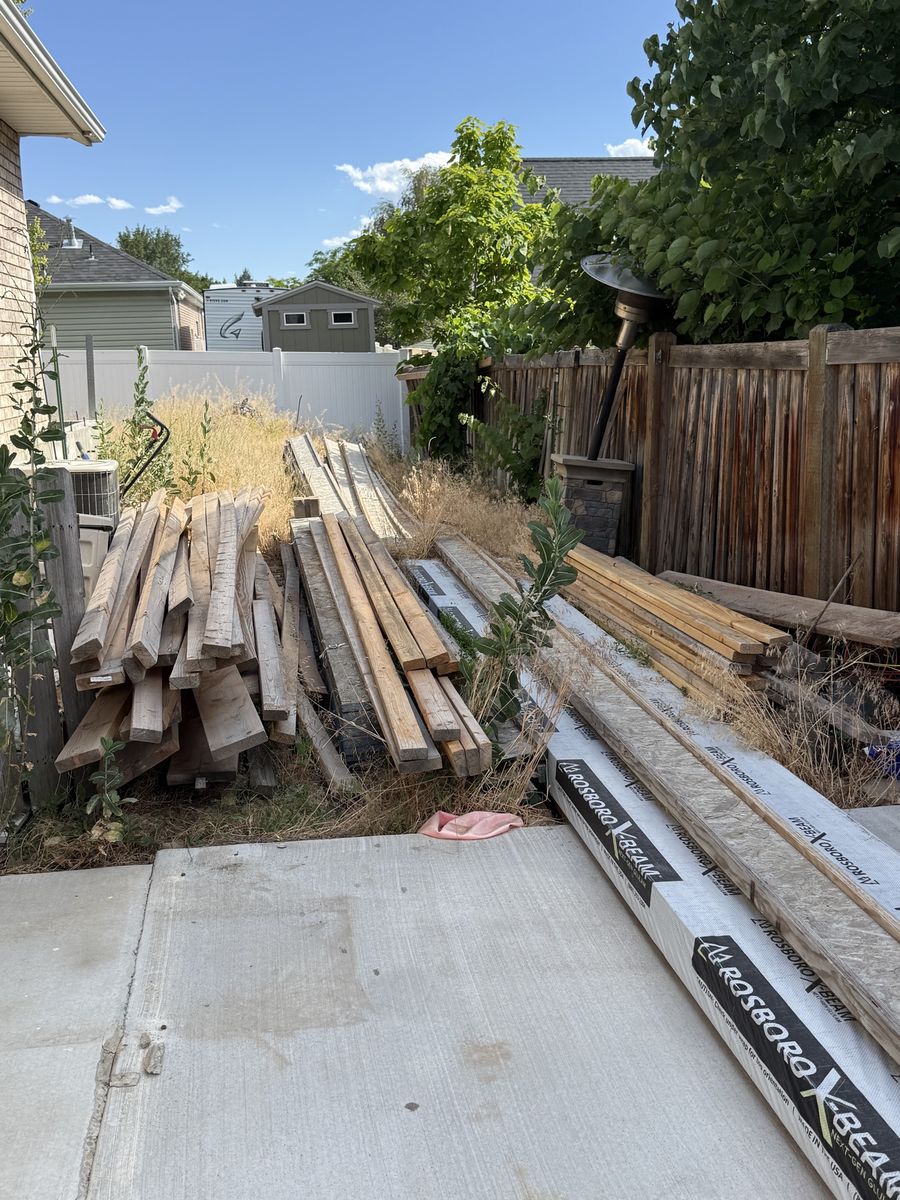 Wood from a Failed Construction Project.  Taking Offers