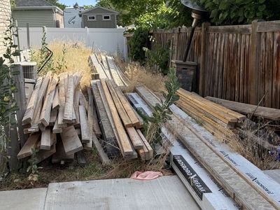 Wood from a Failed Construction Project. Taking Offers