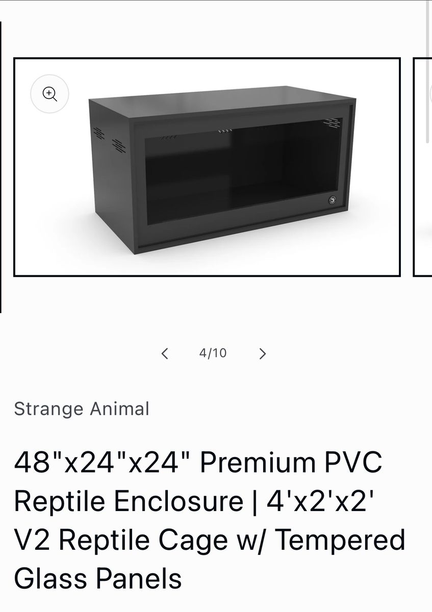 PVC Reptile Enclosure