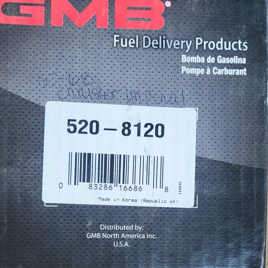 GMB Mechanical fuel pump