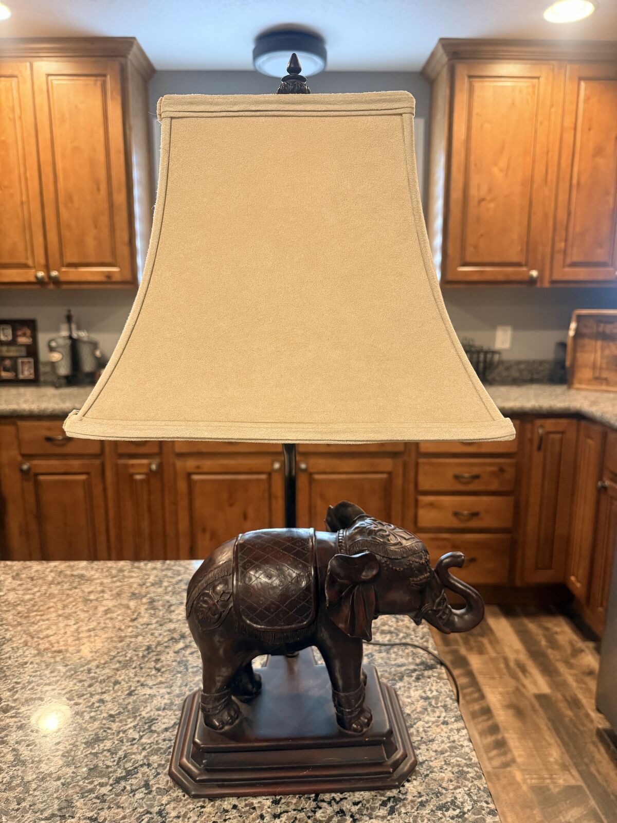Heavy Elephant Metal  Lamp