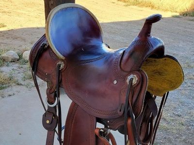 WIDE 15" Custom Billy Cook Trail Saddle