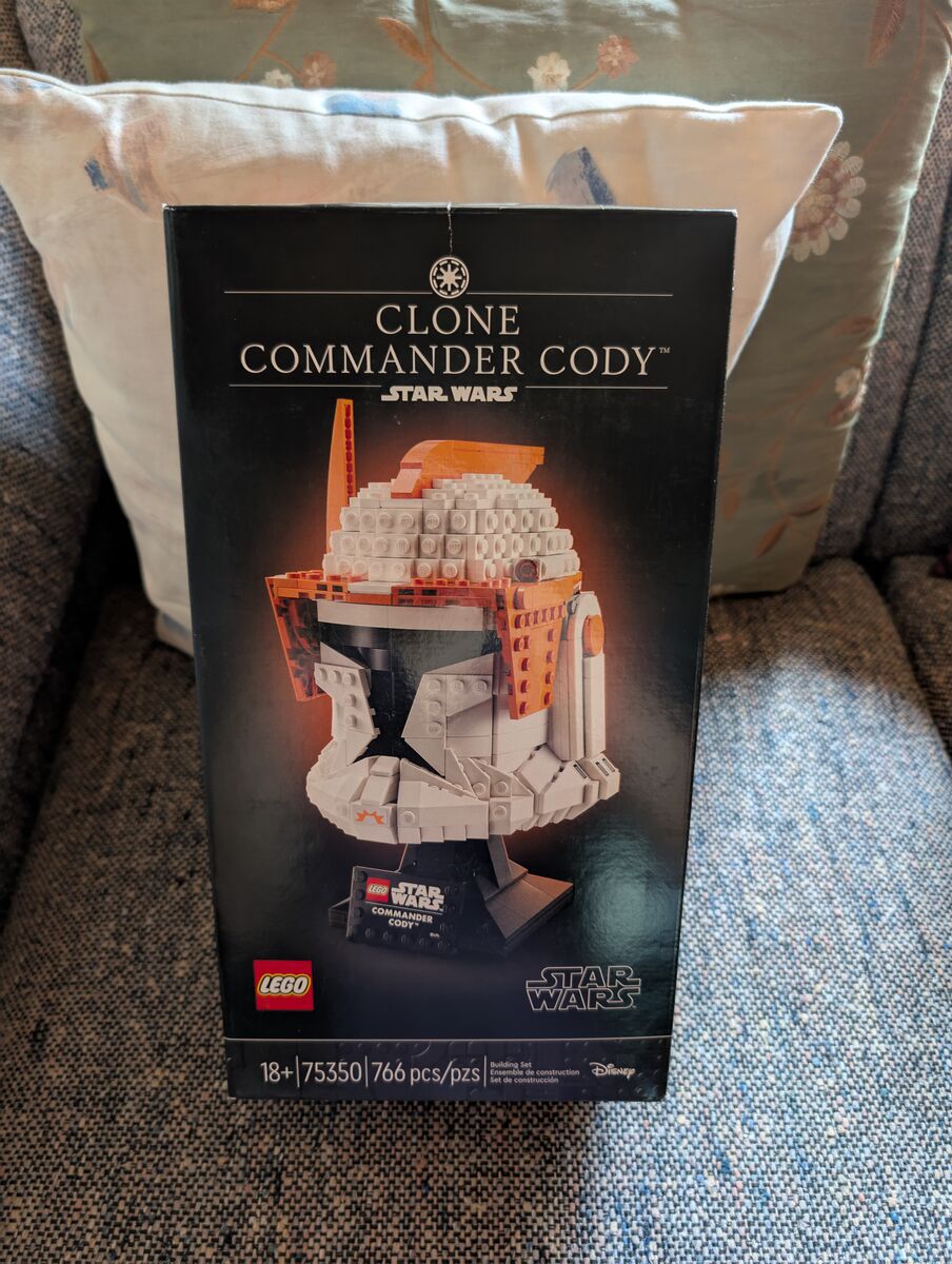 LEGO Star Wars Helmet Collection Clone Commander Cody Helmet 75350 - New Factory Sealed