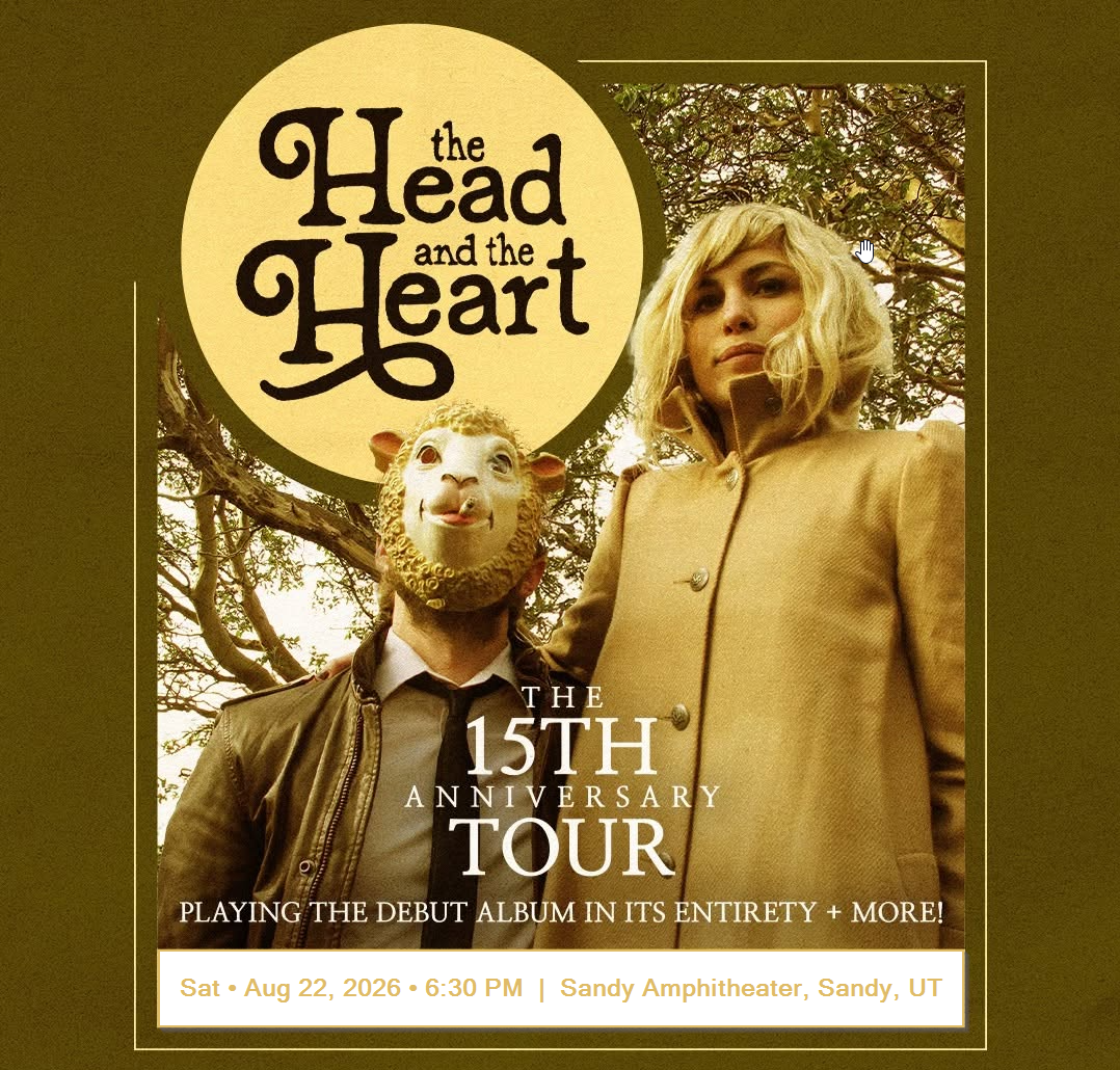 The Head and the Heart Concert | General Admission | 4 Tickets