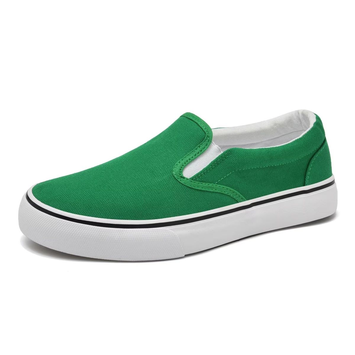 New! Size 7 Top Slip on Casual Canvas Shoes for Women and Men,Comfortable Lightweight Classic Fashion Sneakers