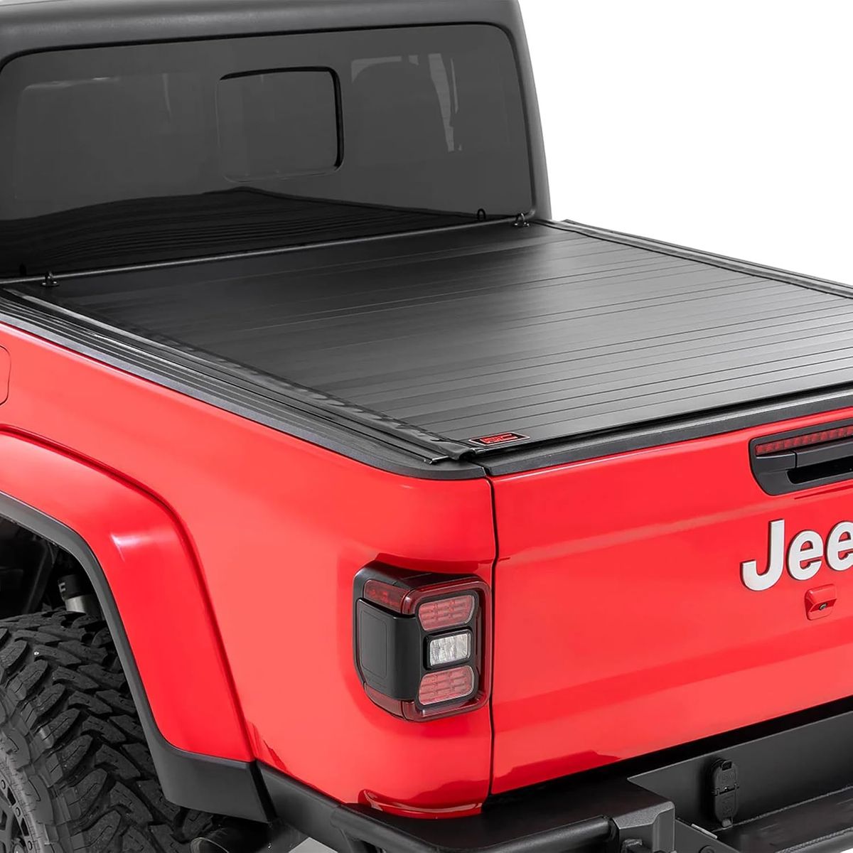 2020-2026 Jeep Gladiator JT Rough Country Hard Roll-Up Tonneau Cover - 5' Bed