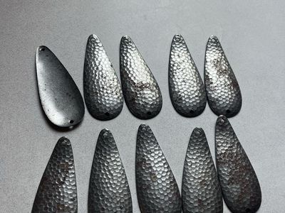 Fishing steel casting spoon blanks set of 10. 3” long 10.00 all