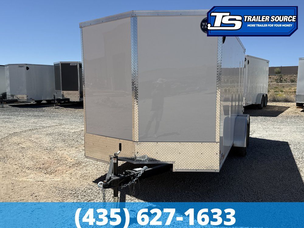 7x16 Wells Cargo FastTrac Enclosed Cargo Trailer - 6'6" Interior - 7K GVWR - Barn Doors