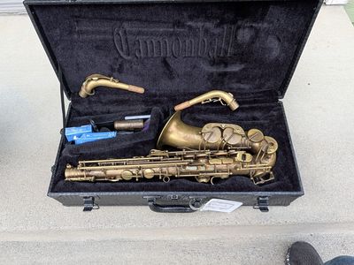 Cannonball Big Bell Stone Series Alto Saxophone- Brute A5-BR Brute, unlaquered