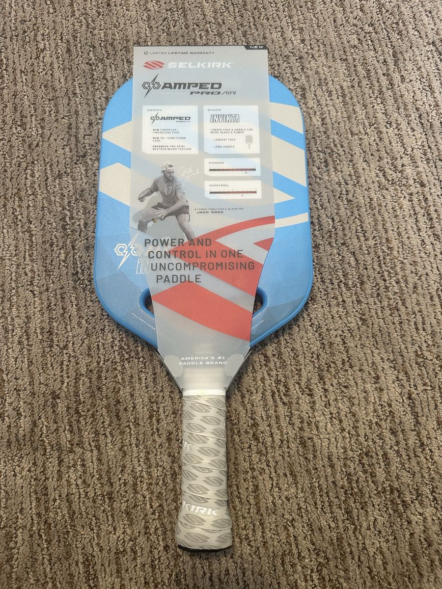 Selkirk AMPED Pro Air Invikta Lightweight Pickleball Paddle - New, Uncompromising Control & Power