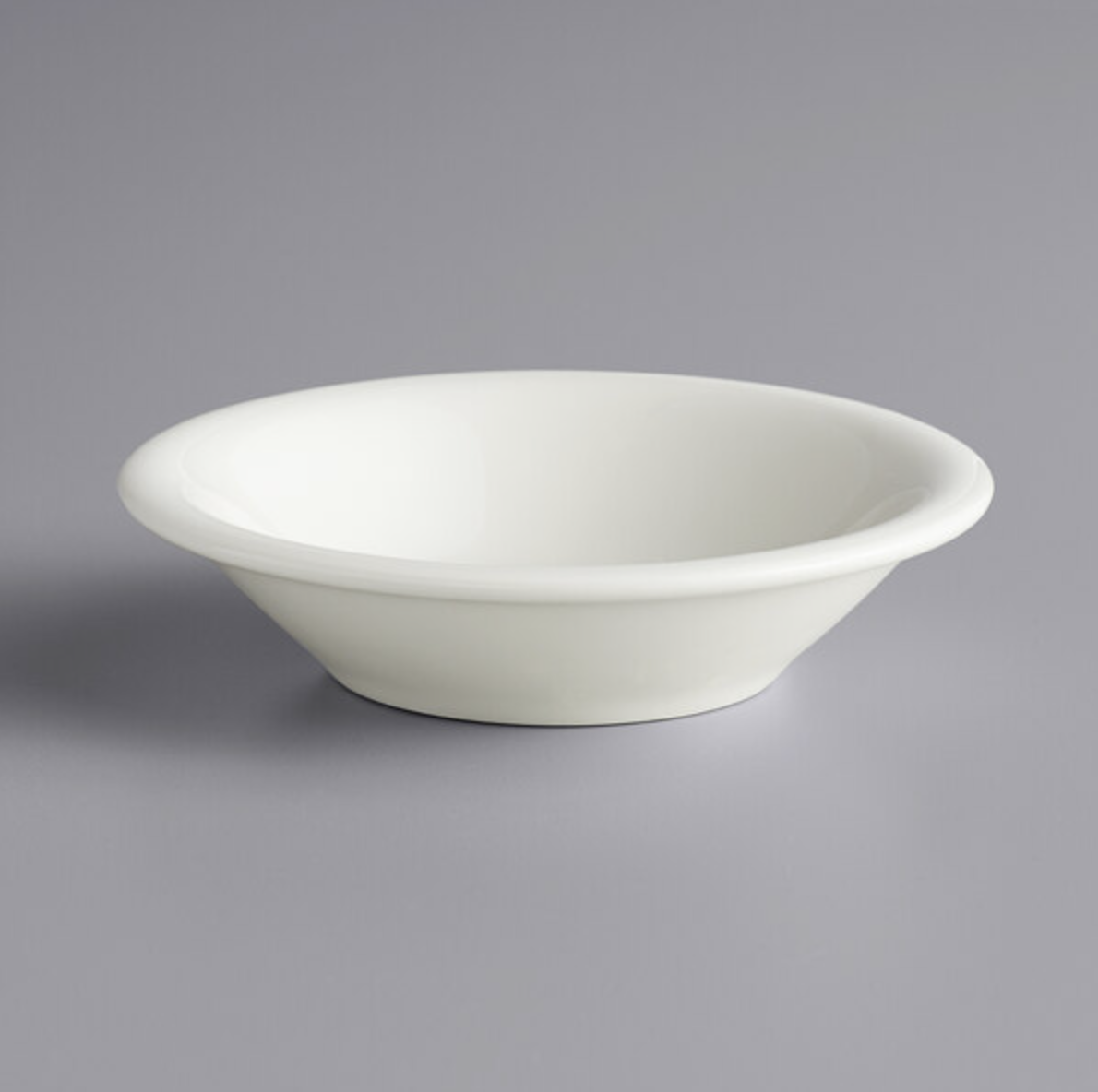 NEW Tuxton TRE-011 Reno / Nevada 4.5 oz. Eggshell China Fruit Dish - 36/Case