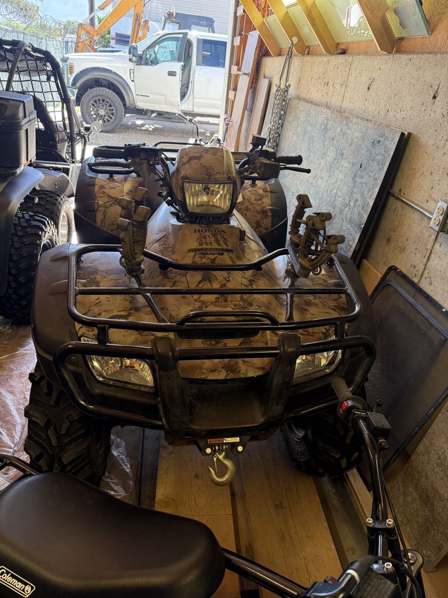Honda Foreman 4x4 ATV Camo - Great Condition, Ready for Adventure