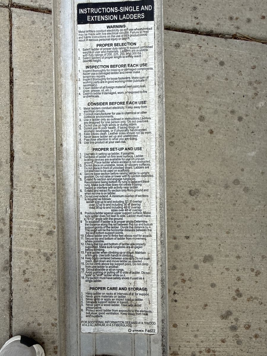Louisville 24ft ladder