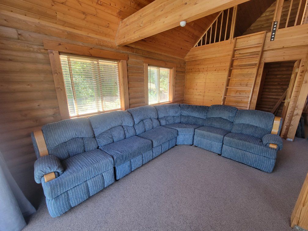 Sectional Sofa with Sleeper and Recliners