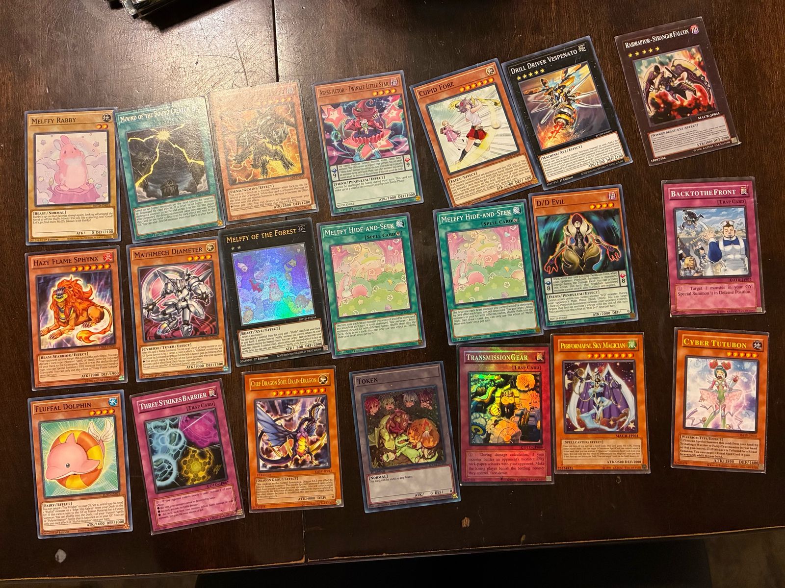 Yu-Gi-Oh! Trading Card Lot - Melffy, Infernity & More