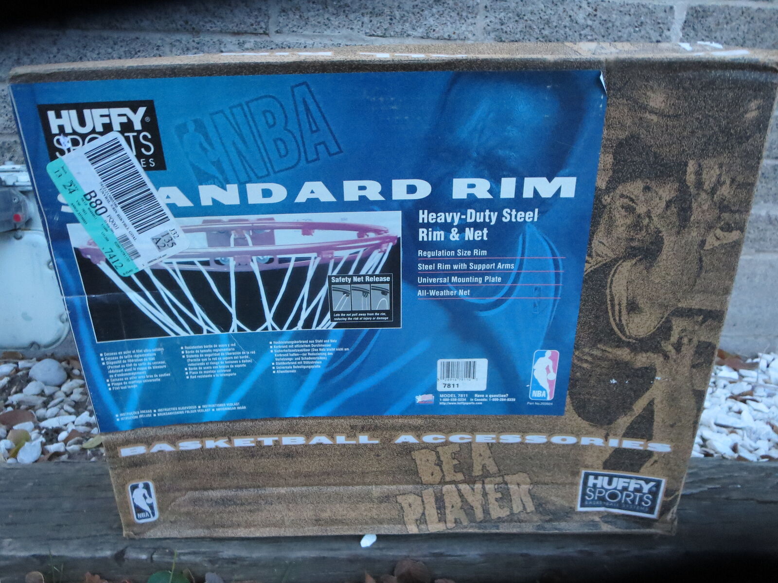 Vintage Huffy basketball hoop Heavy duty rim and net new