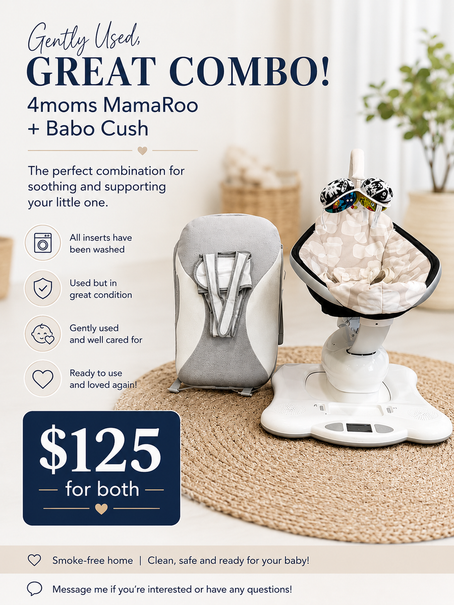 Mamaroo with Babo Cush Combo-Used