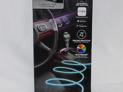 NEW Monster RGB Car Interior - Bluetooth, Sound Reactive (4pc Kit)