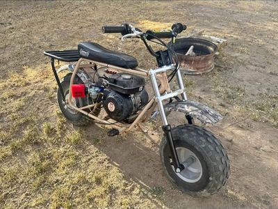Coleman Mini Bike CT200U (Modified) - Tan/Camo, Runs Great, Good Condition