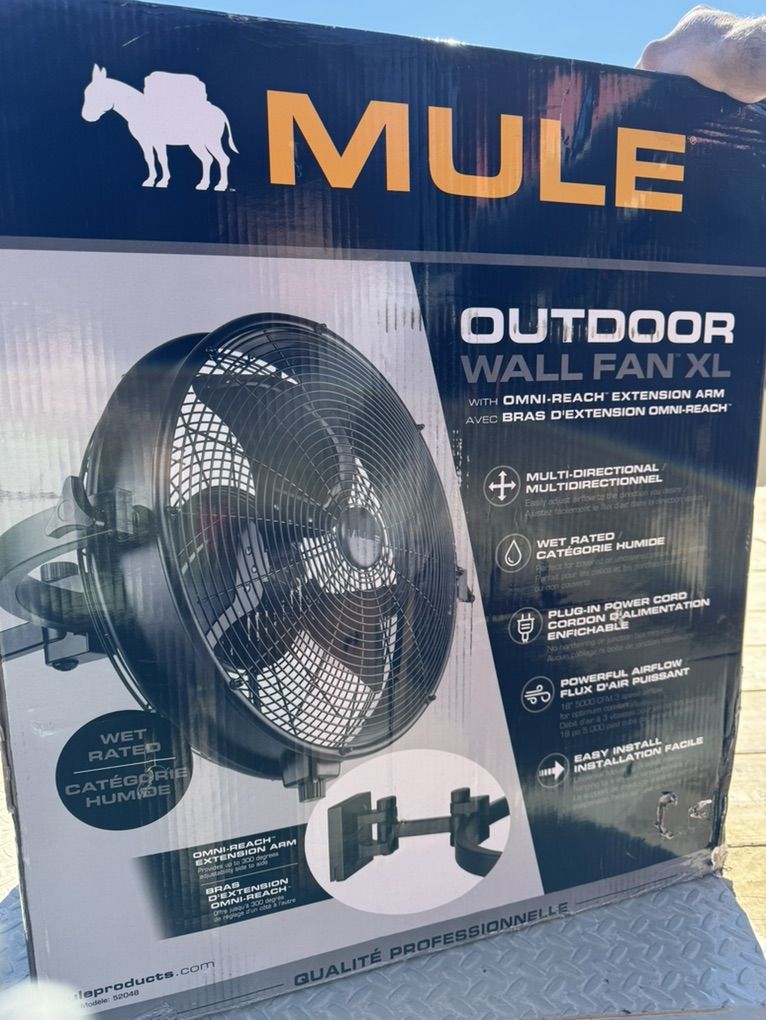 Outdoor Wall Fan Xl