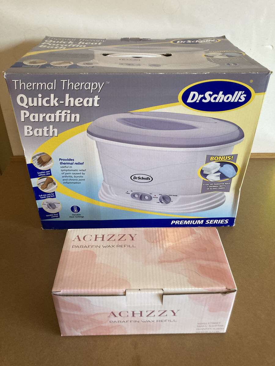 Dr. Scholl's Thermal Therapy Quick Heat Paraffin Bath & NEW 6 packs refills