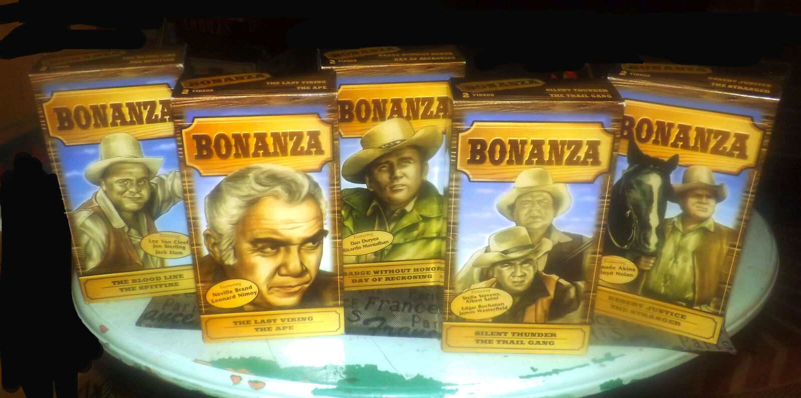 Bonanza Collector's Edition Vintage (1998) classic western series boxed set of 10 VHS tapes