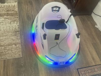 Lil' Rider Bumper Car 12V Ride-On Toy with LED Lights & Remote Control