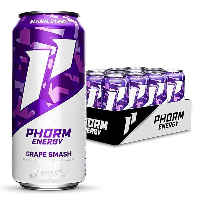 PHORM ENERGY DRINK - GRAPE SMASH