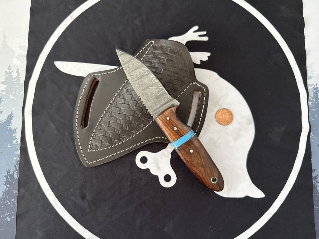 Damascus Hunting Knife