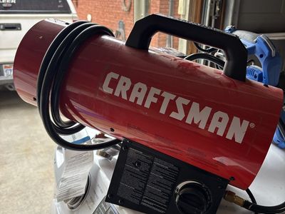 Craftsman CMXEH600F6V 60,000 BTU Forced Air Propane Heater with Variable Heat Control