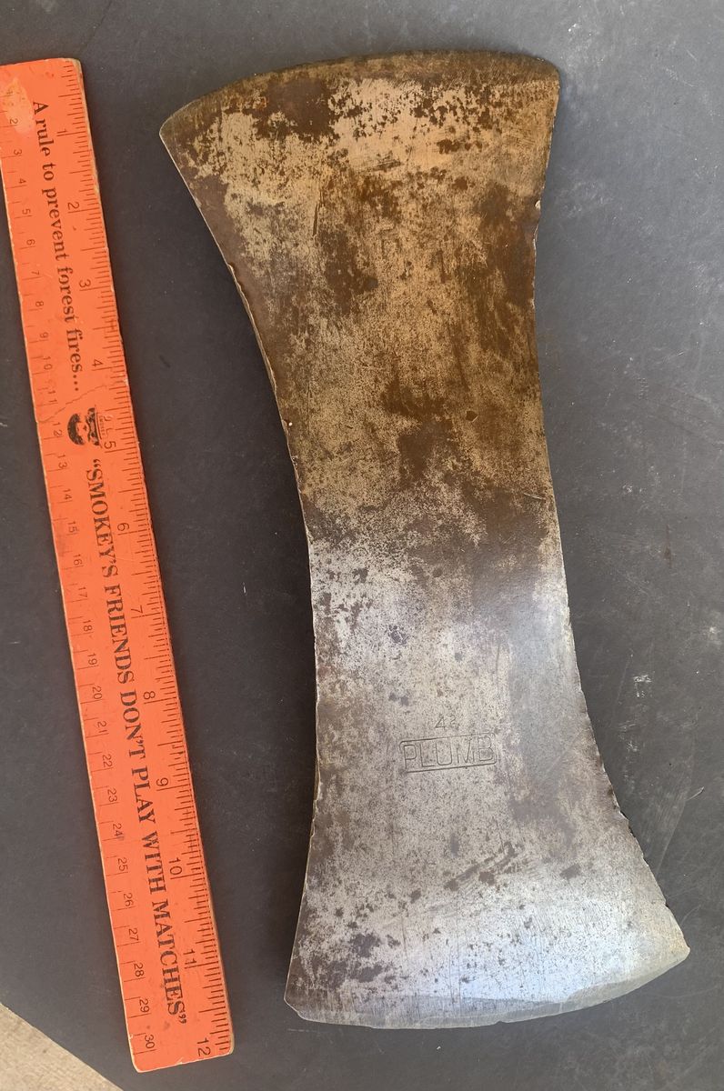 Vintage PLUMB Swamping Pattern Axe Head