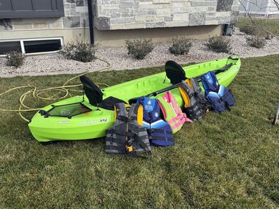Emotion Spitfire 12T Tandem Kayak Package