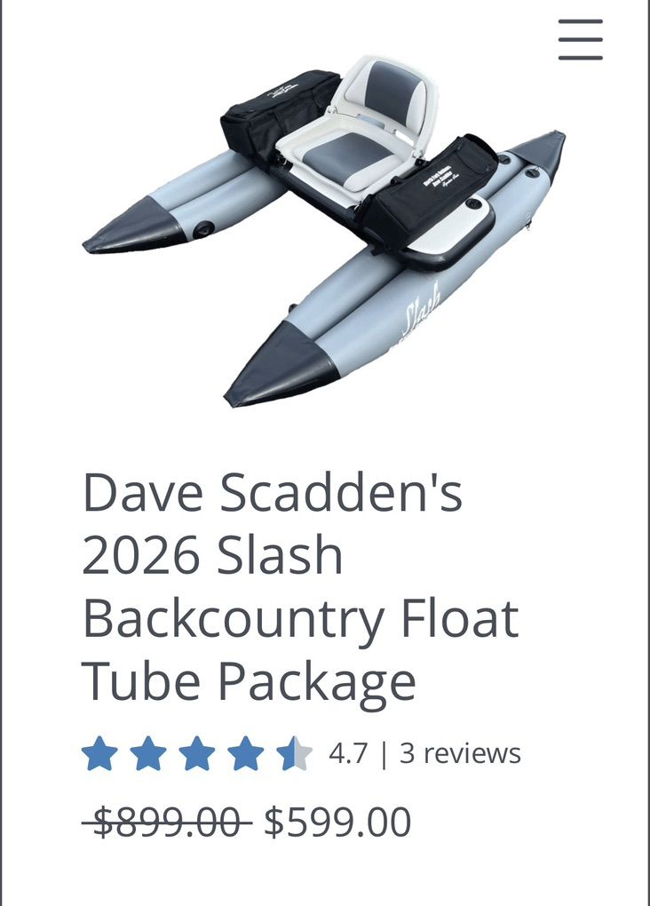 Dave Scadden Slash Float Tube