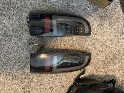 2nd Gen Toyota Tacoma Tail Lights - LED Smoke Housing