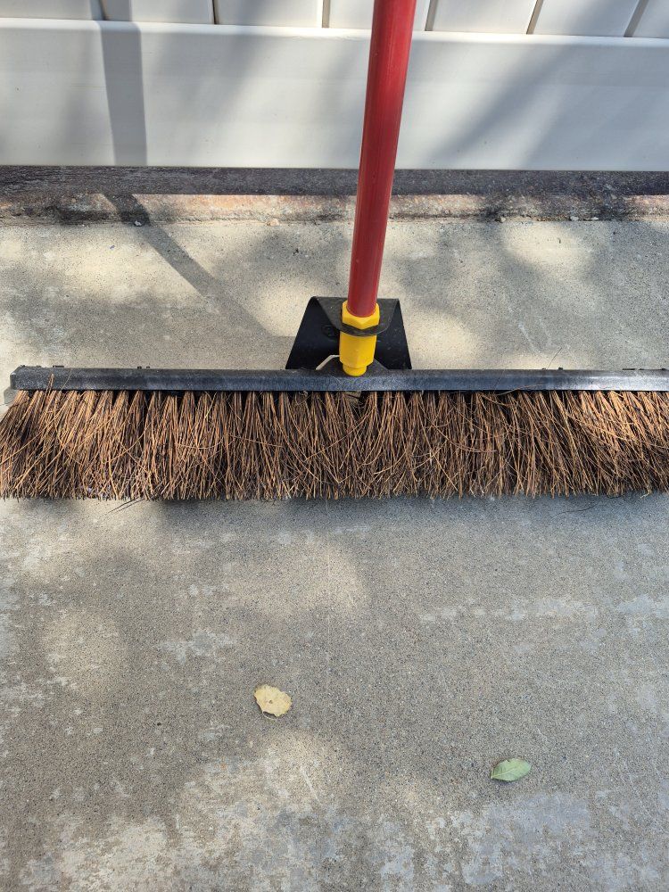 Quickie Heavy Duty Push Broom.