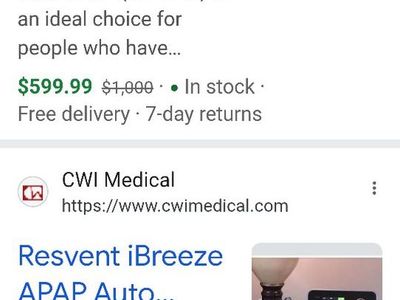 Brand new CPAP machine