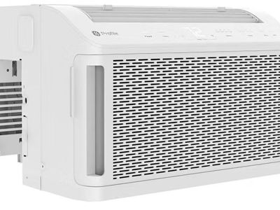 GE Profile ClearView Window Air Conditioner Unit, 8,300 BTU, Energy Efficient Cooling up to 350 sq ft