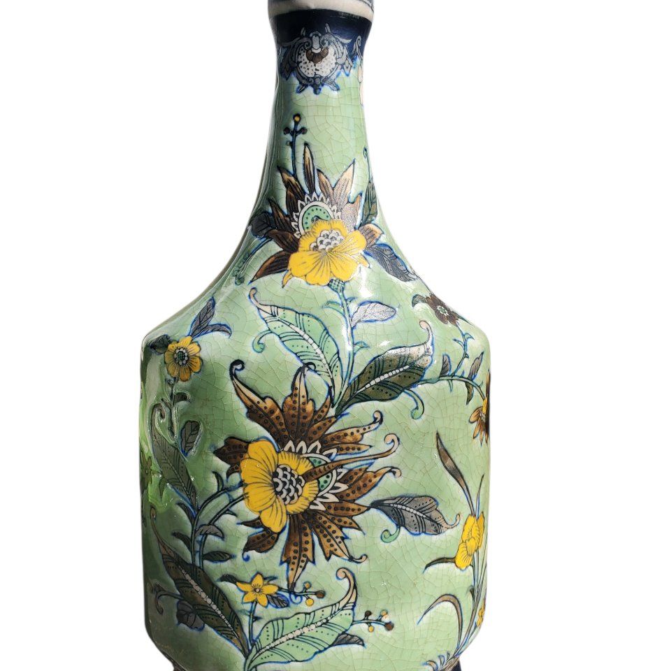 Formalities Green Floral Vase