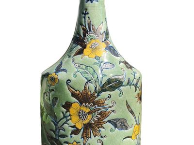 Formalities Green Floral Vase