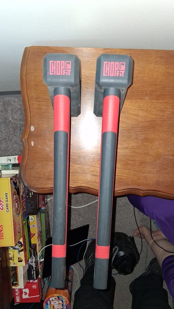 ChopFit Chopper Fitness System - 2 Adjustable Weighted Training Axes, Full Body Workout