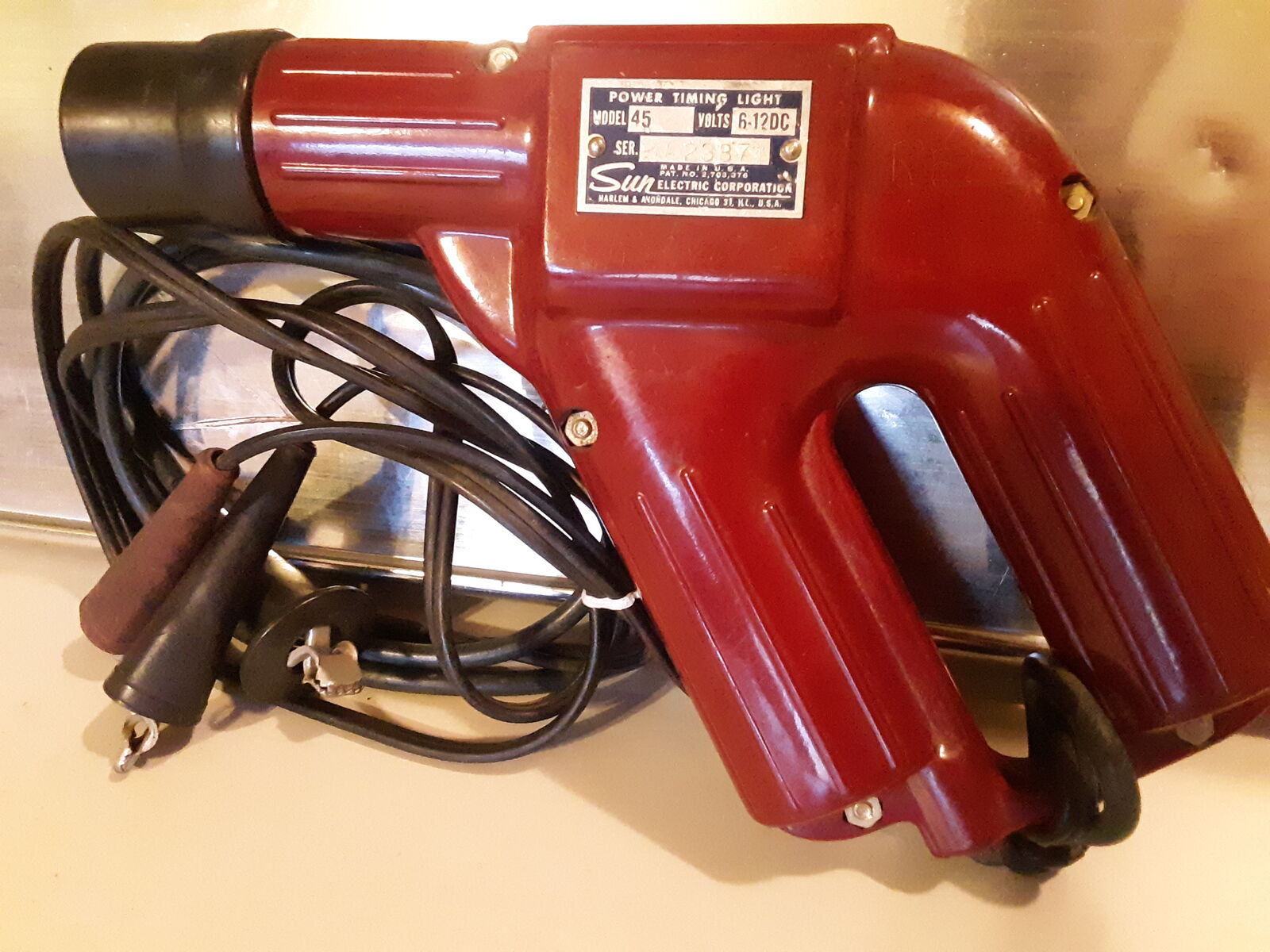 Sun Electric Co. Power Timing Light Model 45 1950's