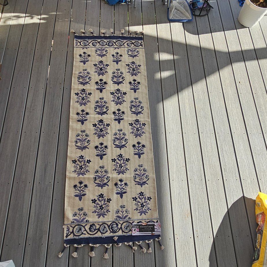 Christian Laceoix 100% cotton rug