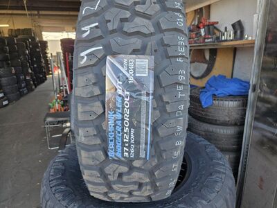 SET 37X12.50R20LT BLACKHAWK RIDGECRAWLER R/T
